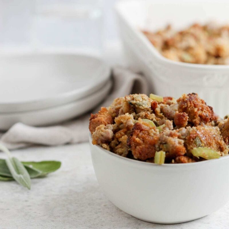 Gluten Free Cornbread Stuffing by Kaleena's Kitchen - FoodSocial