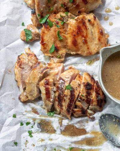 Grilled Chicken with Caesar Marinade