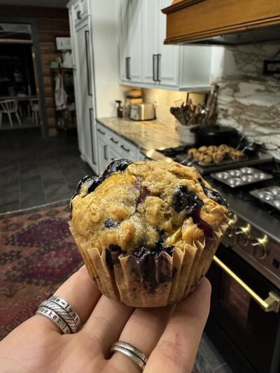 Blueberry Orange Oat Muffins