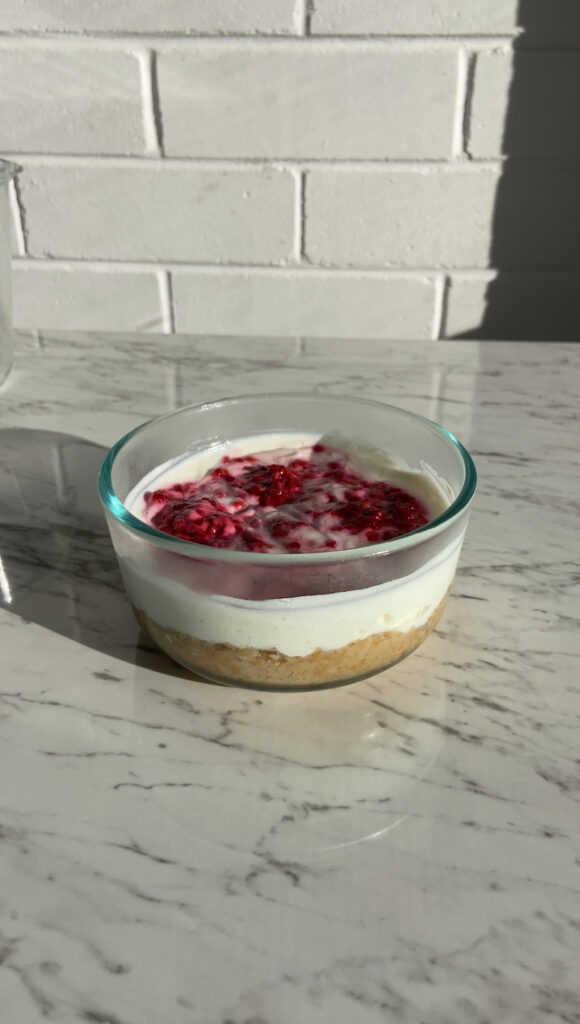 Raspberry Cheesecake Overnight Weetabix by Chenoa Hill - FoodSocial