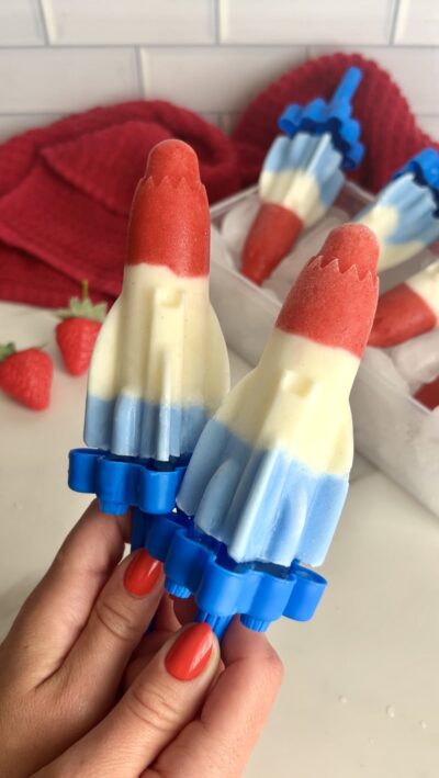 Homemade Healthy Bomb Pops!