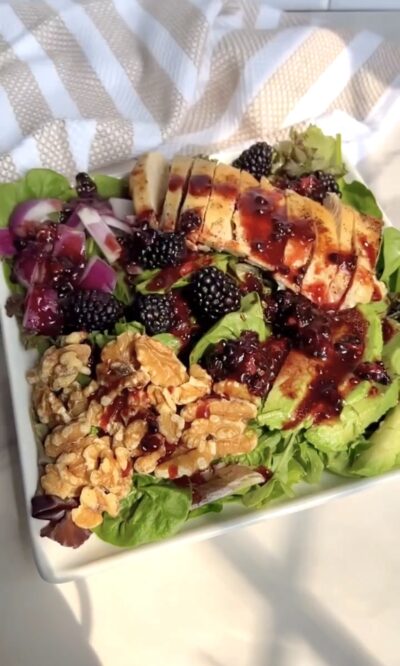 Blackberry Balsamic Chicken Salad