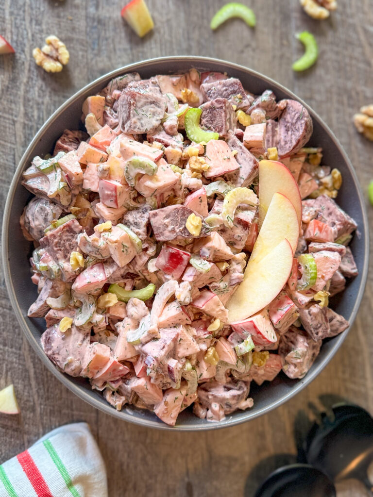 Beetroot Salad with Apples and Walnuts by Penny's Primal - FoodSocial