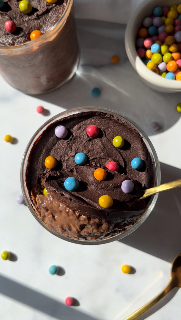 Cosmic Brownie Overnight Oats by Chloe Martin FoodSocial