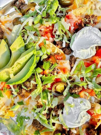 Loaded Sheet Pan Nachos