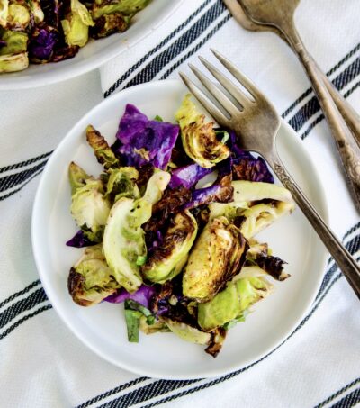 Ranch-y Brussels Sprouts & Cabbage