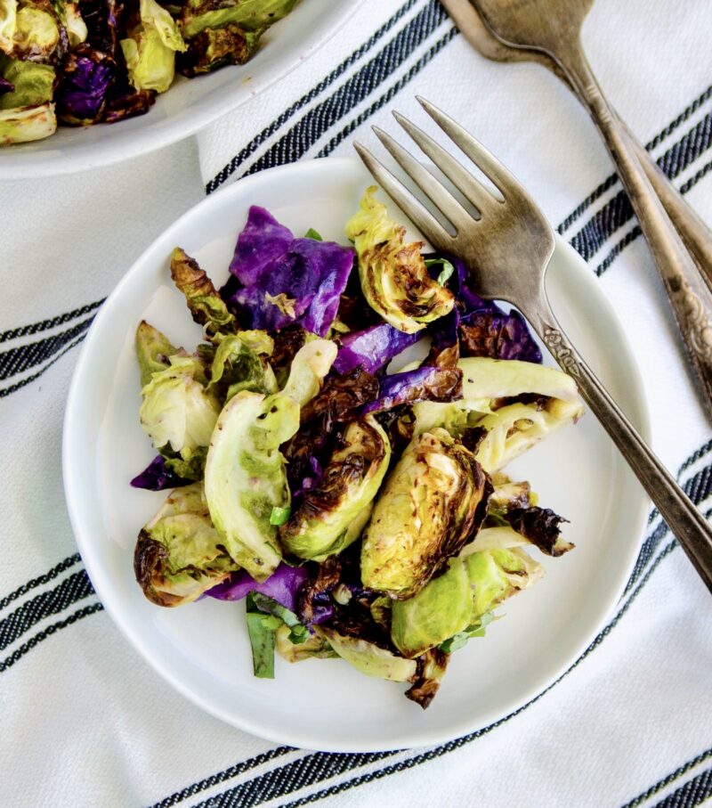 Ranch-y Brussels Sprouts & Cabbage by Back Porch Paleo - FoodSocial