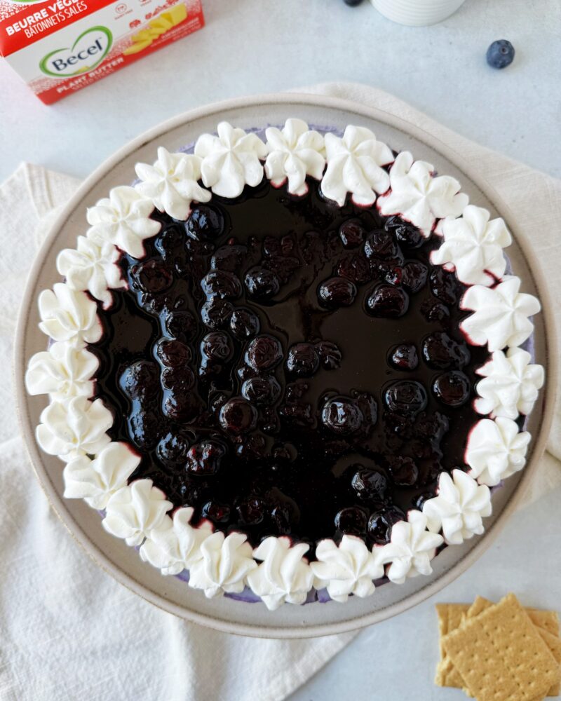 Vegan Blueberry Cheesecake by Riri's Recipes - FoodSocial
