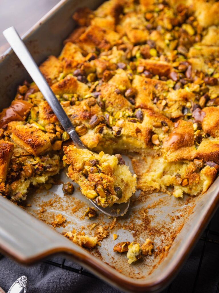 White Chocolate Bread Pudding by scarlatifamilykitchen - FoodSocial
