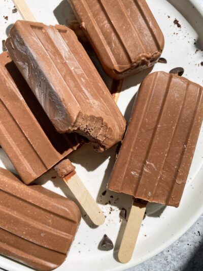 Healthy Fudgesicles (Vegan, Keto)