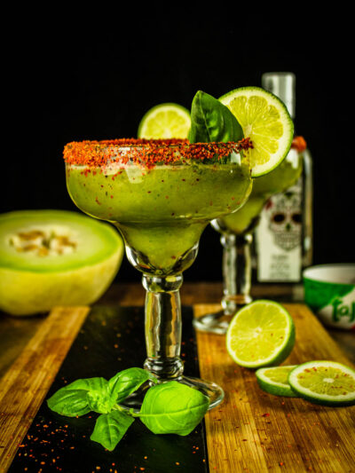 Honeydew Basil Spicy Margarita