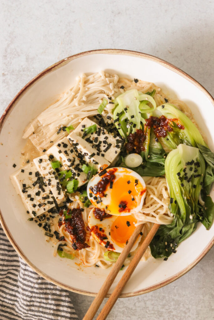 10Minute Creamy Ramen (Kewpie Mayo Ramen Hack) Gluten Free by What