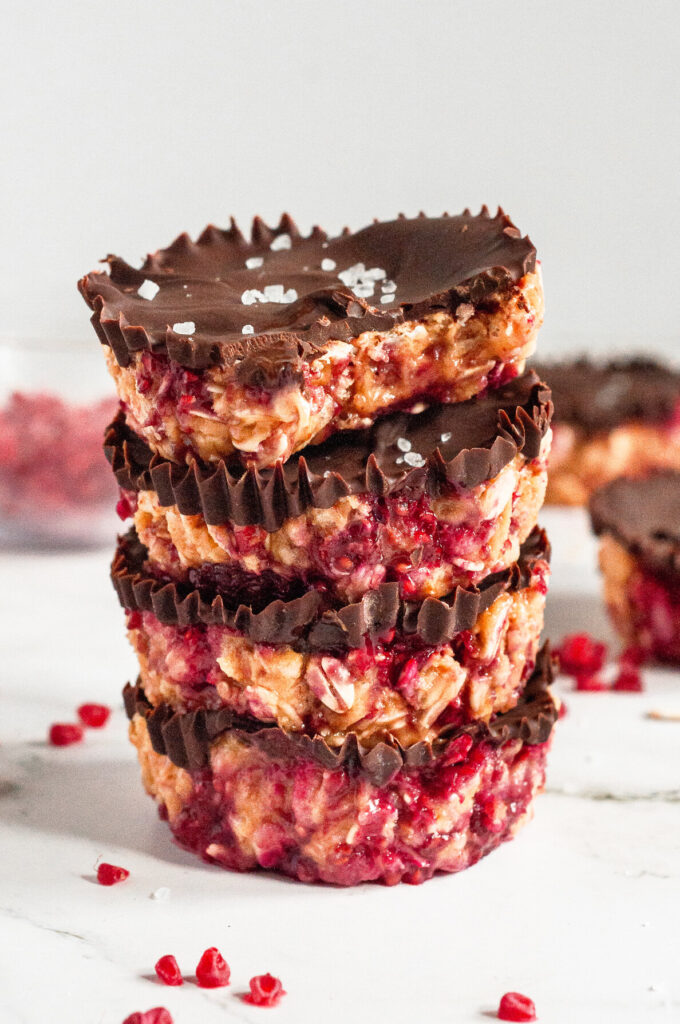 No-Bake PB&J Protein Cups by Caked By Katie - FoodSocial