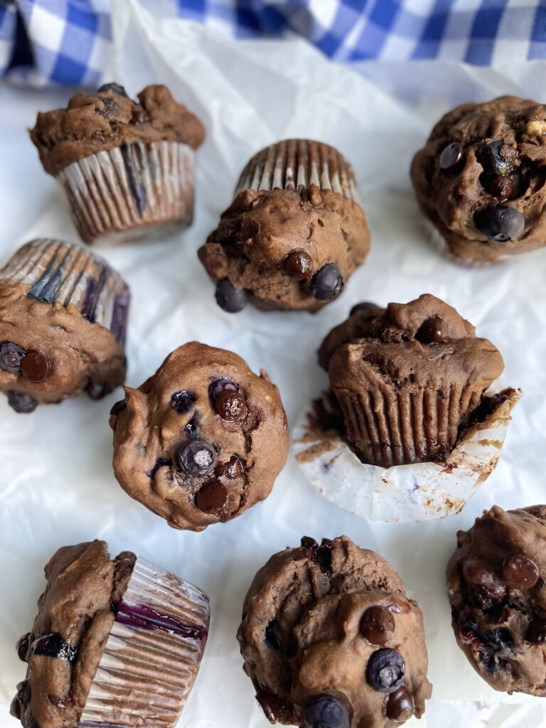 Gluten-Free Vegan Chocolate Blueberry Protein Muffins by foodallergymoms_andmore - FoodSocial