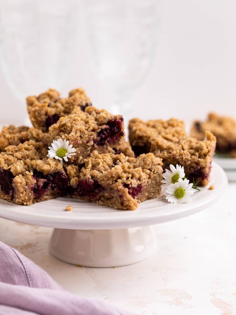 Blackberry Pie Bars by The Sweet Occasion - FoodSocial