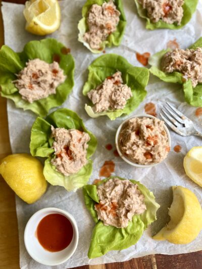 Spicy Tuna Lettuce Wraps