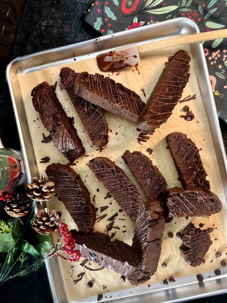 Double Chocolate Biscotti by freebellyrecipes - FoodSocial