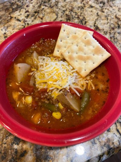 Instant Pot Hamburger Stew