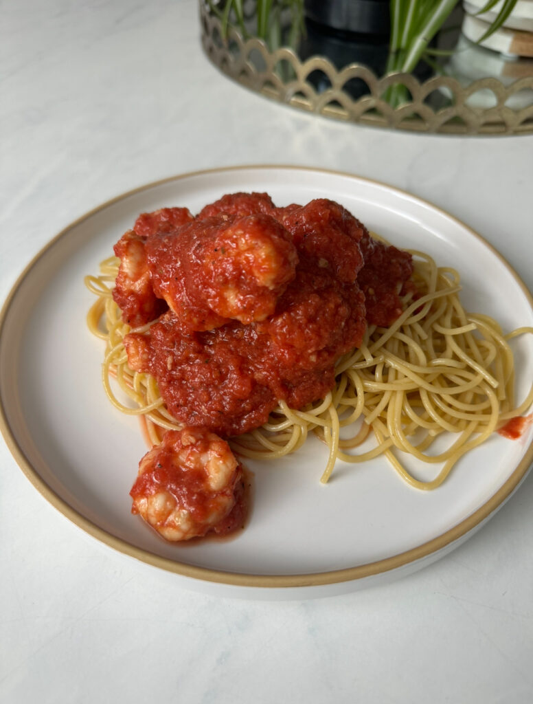 Easy Shrimp Pasta Sauce by Lara Salamone - FoodSocial