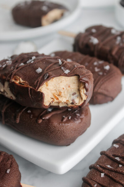 Cookie Dough Protein Frozen Yogurt Pops