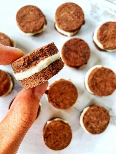 Homemade Gluten Free Oreo cookies