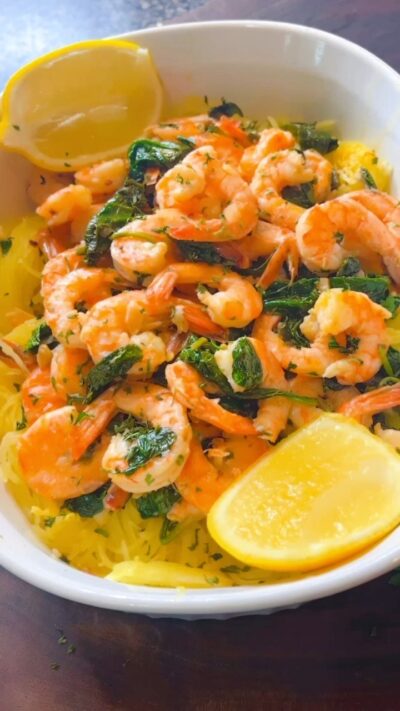 Shrimp Spaghetti Squash