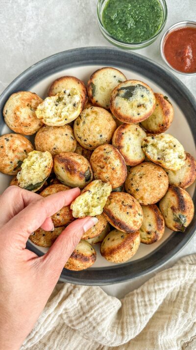 Instant Semolina Snack (Paniyaram)