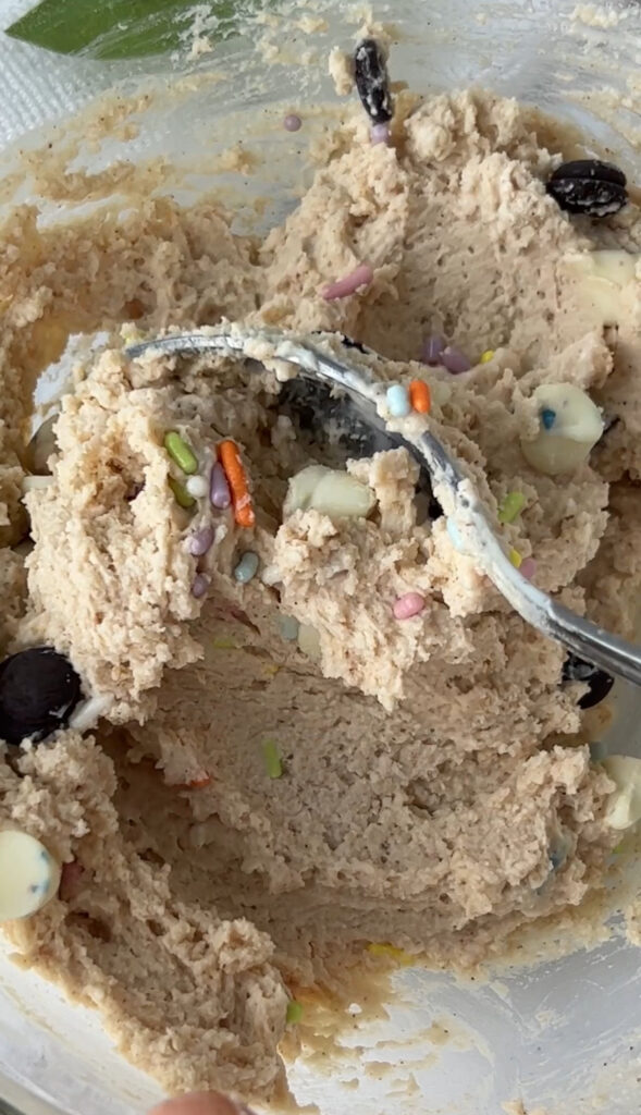 Oreo Birthday Cottage Cheese Cookie Dough by hollysbestlife - FoodSocial