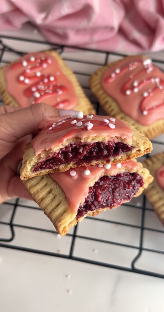 Raspberry Protein Pop Tarts by colleenshealthylife - FoodSocial
