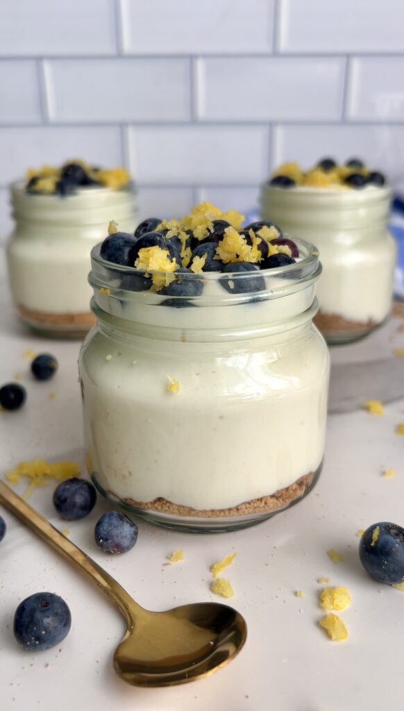 Blueberry Lemon Cheesecake Cups by colleenshealthylife - FoodSocial