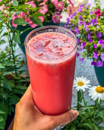 Watermelon Basil Seeds Cooler