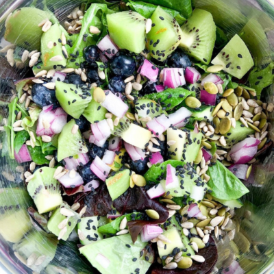 Blueberry Kiwi Summer Salad