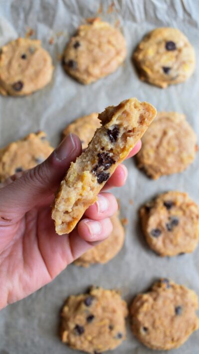 Peanut Butter Vanilla Protein Cookies