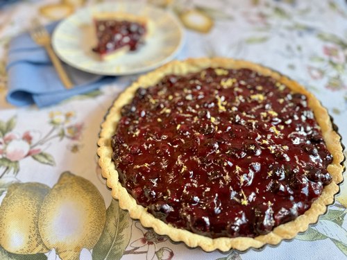 Lemon Blueberry Tart by glassofweinstein - FoodSocial