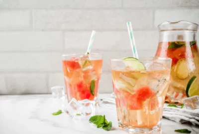 Iced Watermelon White Tea