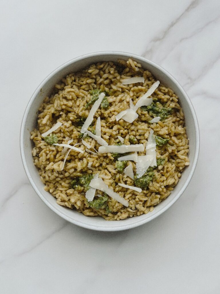 Pesto Risotto by leahxglutenfree - FoodSocial