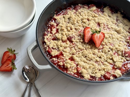 Strawberry Cobbler by glassofweinstein - FoodSocial