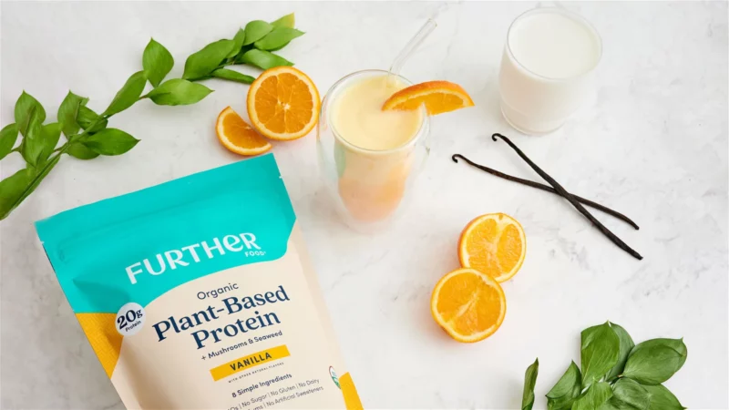 Dreamy Vanilla Orange Protein Smoothie by Further Food - FoodSocial