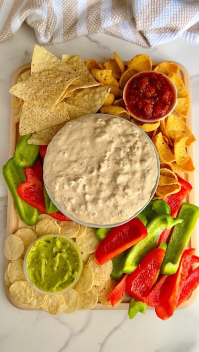 High Protein Queso Dip