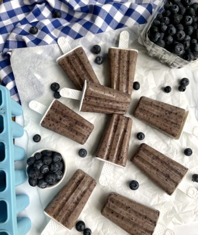 3-Ingredient Blueberry Nice Cream Bars