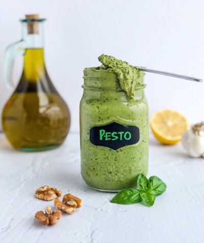 Vegan, Whole30 Basil Pesto