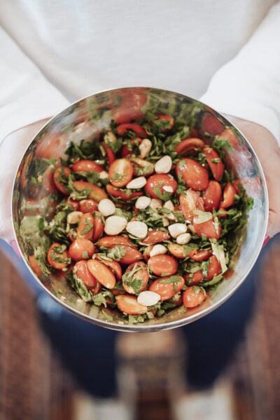 Tomato Pine Nut Salad