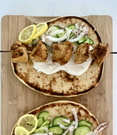 Oven Broiled Chicken Tikka Wraps