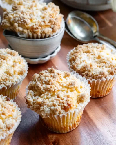 Gluten-Free Peach Muffins