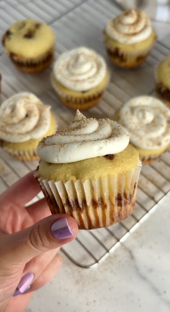 Cinnamon Roll Cupcakes by colleenshealthylife - FoodSocial