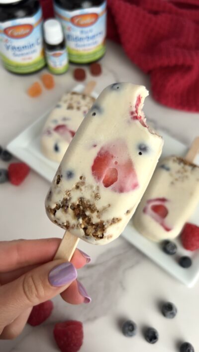 Healthy Breakfast Popsicles