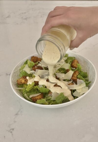 Caesar Salad Dressing (Classic and Vegan)