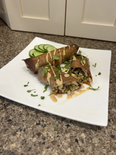 coconut wrap egg rolls