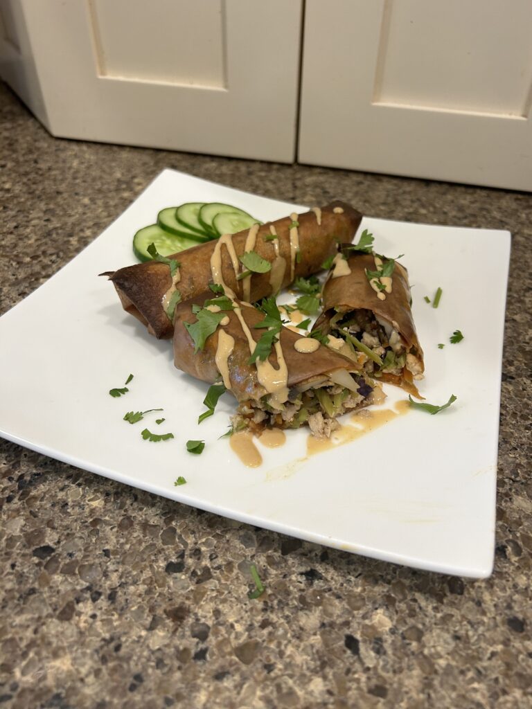 coconut wrap egg rolls by ericatangeman - FoodSocial