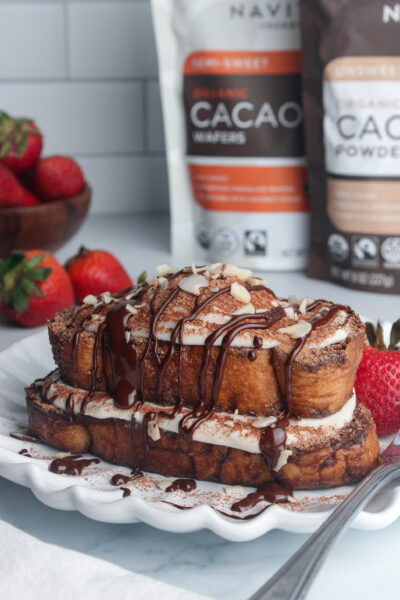 Vegan Tiramisu French Toast